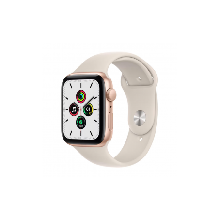 Montre Connectée Apple Watch Series SE + Cellulaire 44mm Aluminium Or avec Brace… — Reconditionné Garanti 12 mois · Smarty Paris